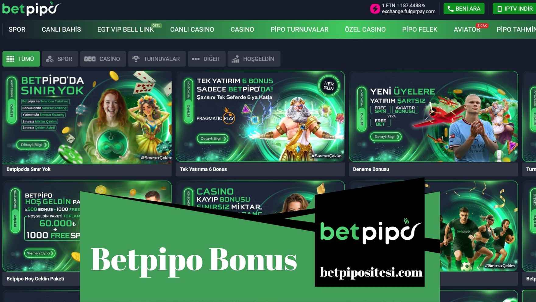 Betpipo Bonus